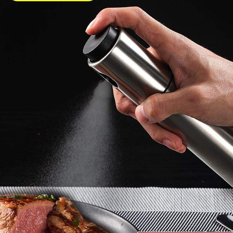 Olive Oil Sprayer Dispenser Stainless Steel Oil Sprayer Bottle for Cooking Vinegar Sprayer